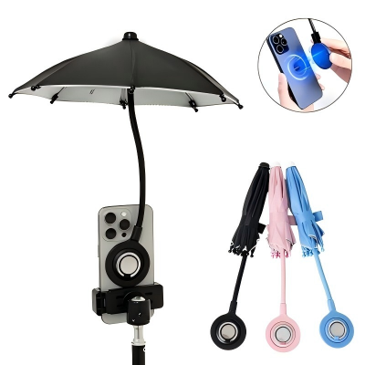 Magnetic Phone Umbrella | Rotatable UV Sunshade for Smartphones