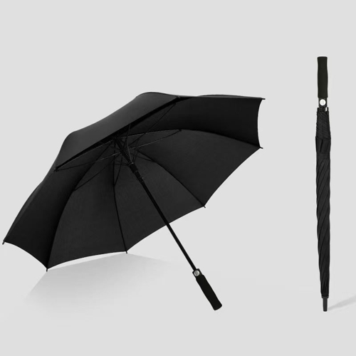 75cm 8‑Rib Auto Open Golf Straight Umbrella | Full Fiberglass Frame | Premium Pongee Fabric | Soft EVA Foam Handle | Bulk Wholesale & Custom Logo Supported